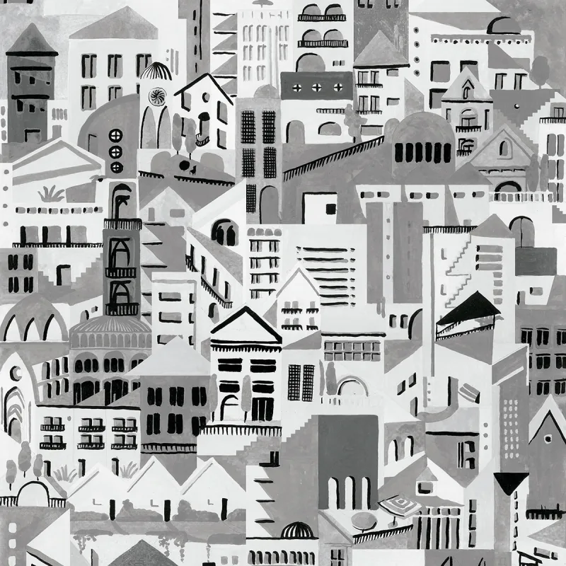 Tres Tintas - Papel pintado vinílico Villa Ítera Tres Tintas.