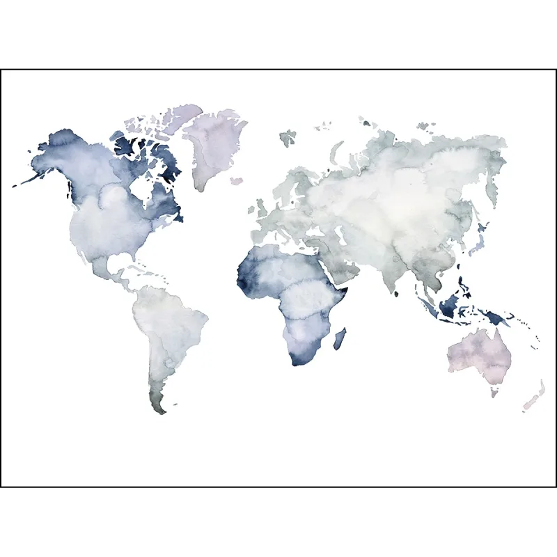 Rasch - Fotomural Worl Map Rasch.