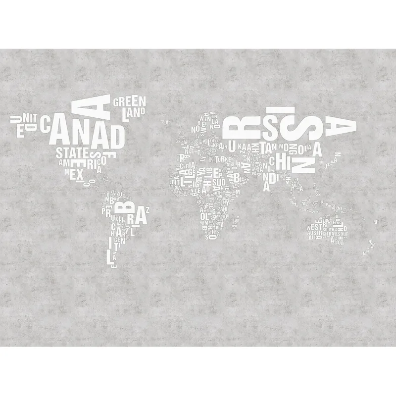 Rasch - Fotomural World Map Rasch.