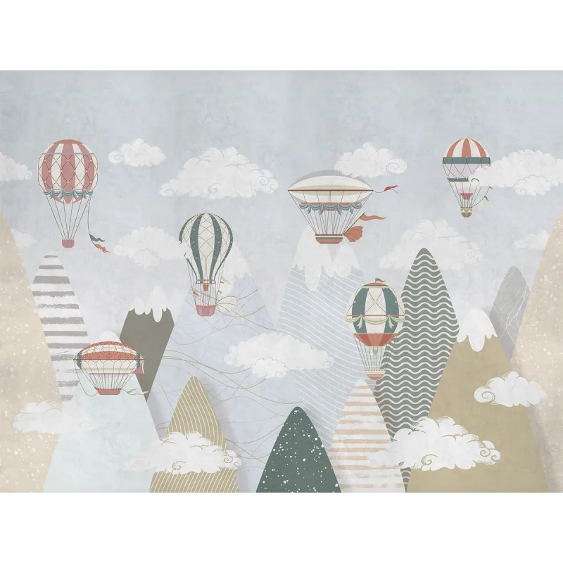 Wallifydeco - Mural autoadhesivo Globos Wallifydeco.