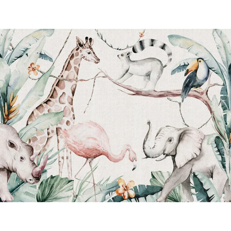 Wallifydeco - Mural autoadhesivo Animales Wallifydeco.