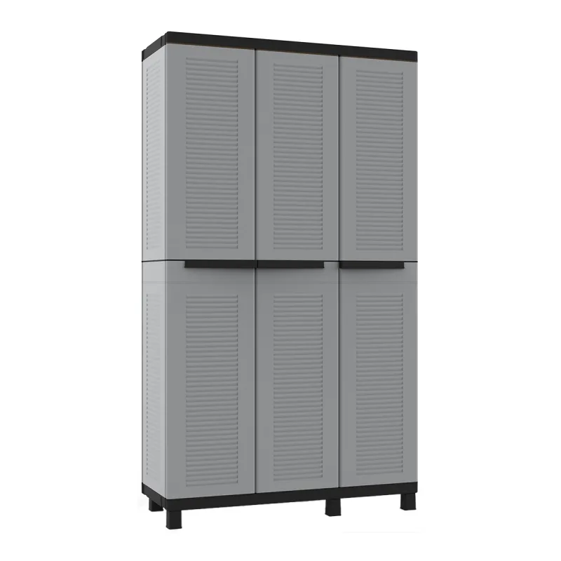 Terry - Armario resina B-Plus Alto 3 puertas y 3 baldas.