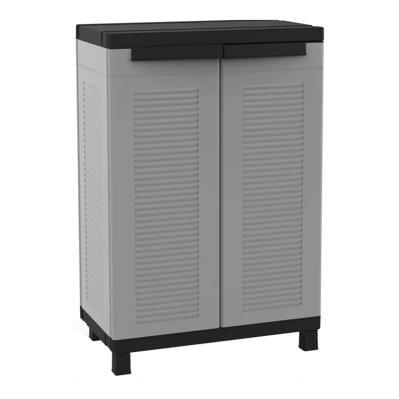 Terry - Armario resina B-Plus Bajo 2 puertas y 1 balda.