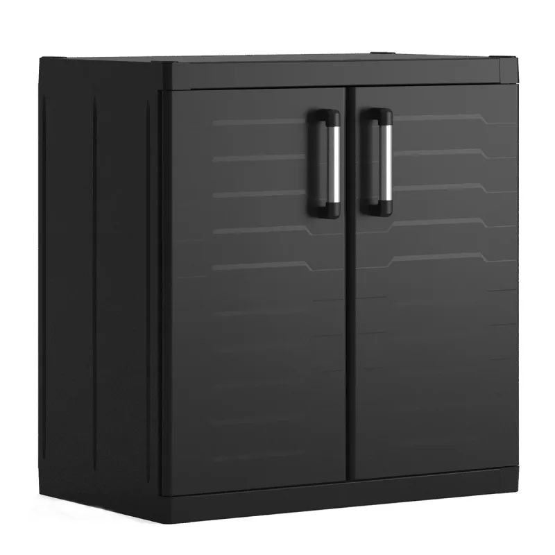Keter - Armario resina bajo Detroit 2 puertas 89x54x93 cm.