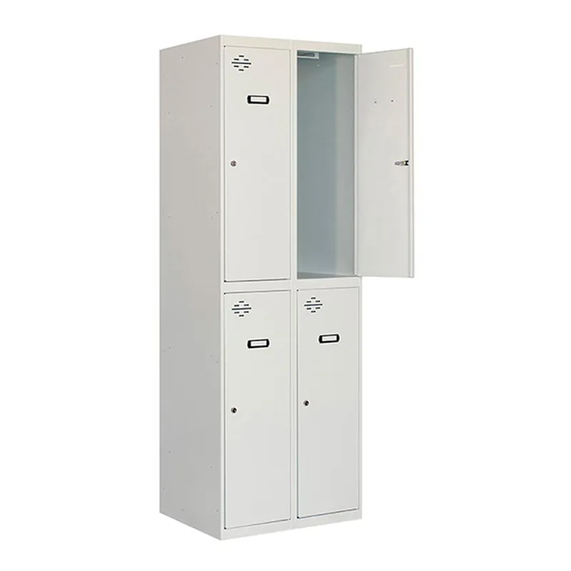 SIMONRACK - Taquilla metálica Profesional Tándem 4 Puertas Montada.