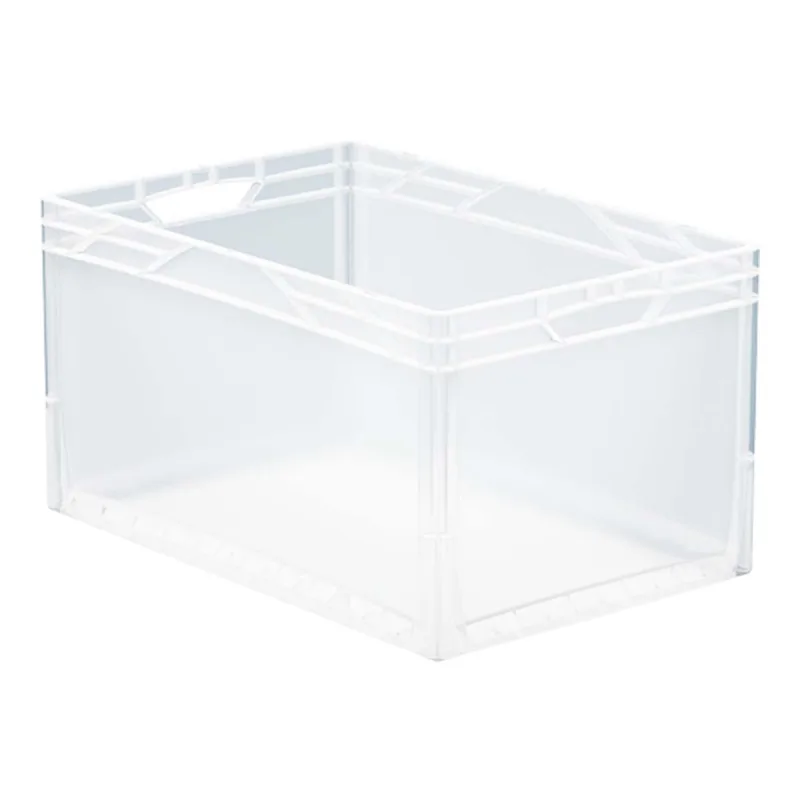 SURPLUS SYSTEMS - Caja Eurobox Plástico Transparente 60x40x32 cm.