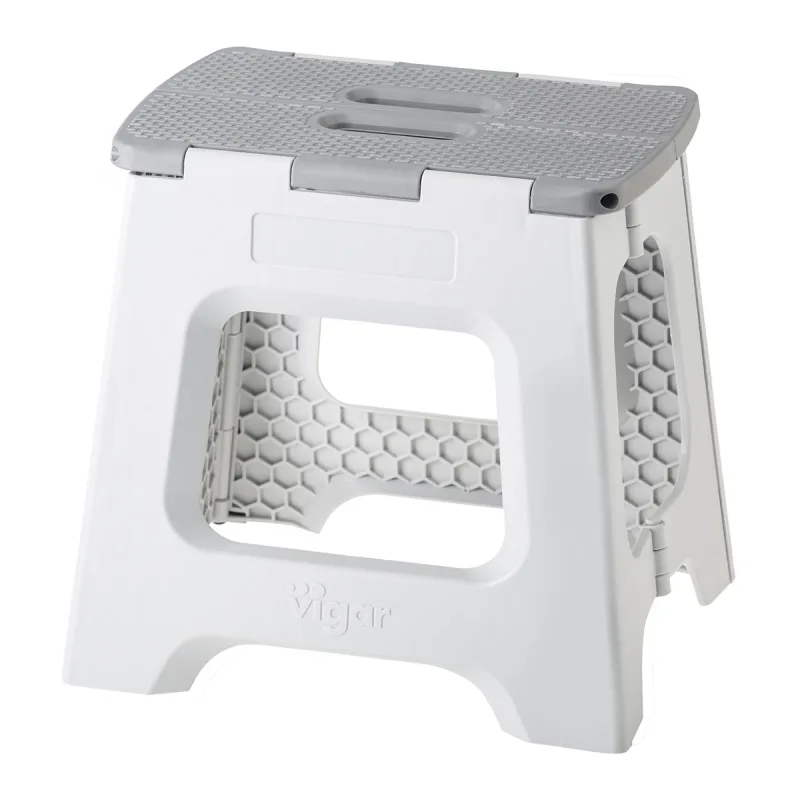 Vigar - Taburete Plegable Plástico Compact 32 cm.