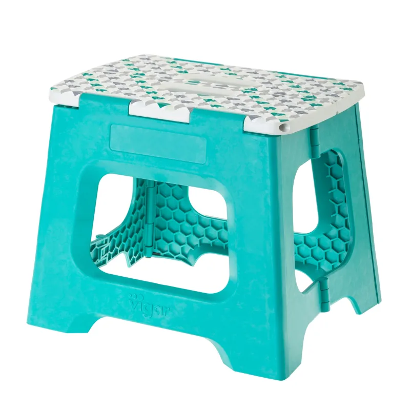 Vigar - Taburete Plegable Plástico Geom 27 cm.