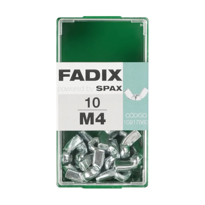 FADIX - Tuerca Mariposa Cincada M4 - Caja 10 Uds.