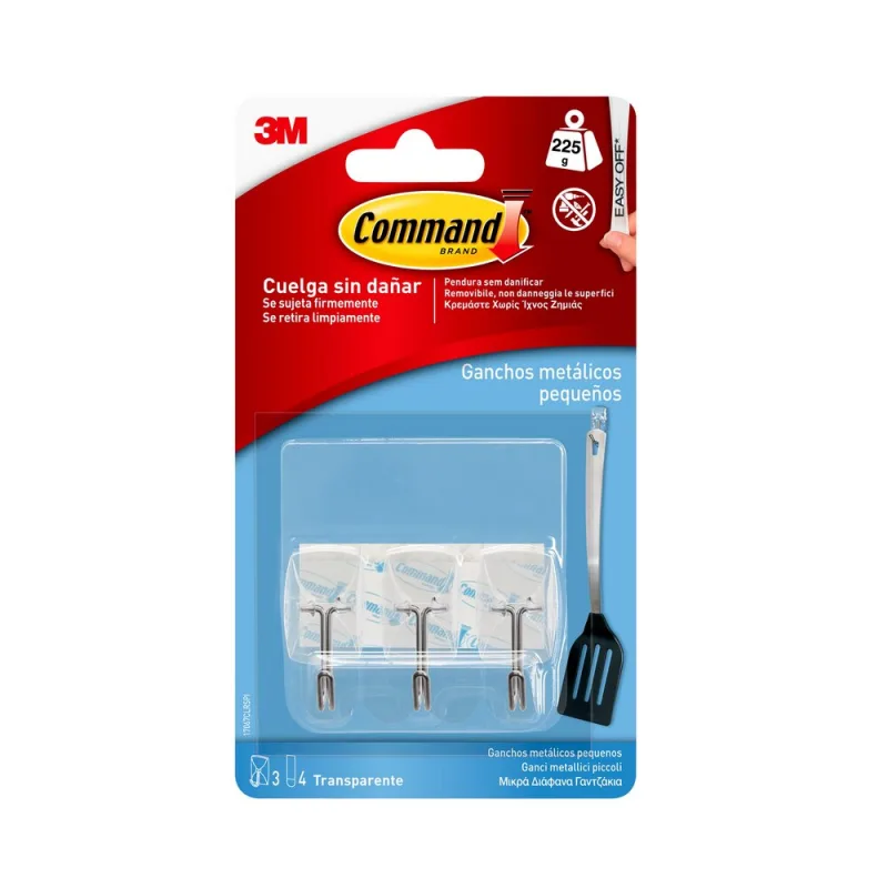 Command - Ganchos Alambre Utensilios 3 Uds.