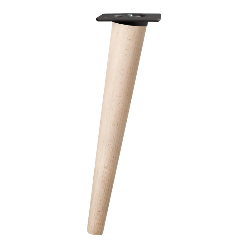 Nesu - Pack 4 Patas Inclinadas Madera Haya 30 cm.