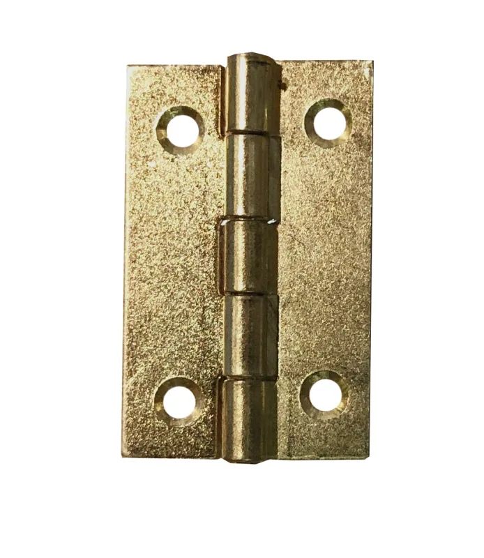 M.Pascual - Bisagra Estrecha Hierro Latonado - 2 Uds.