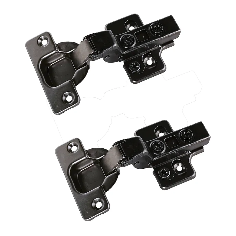 M.Pascual - 2 Bisagras Cazoleta Clip Súper Acodadas 35 mm con Freno y Triple Regulación.