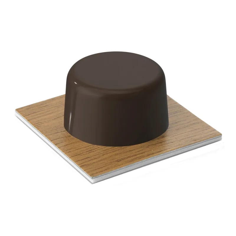 Inofix - Tope Adhesivo PVC Base Metálica Parquet 2 Uds.