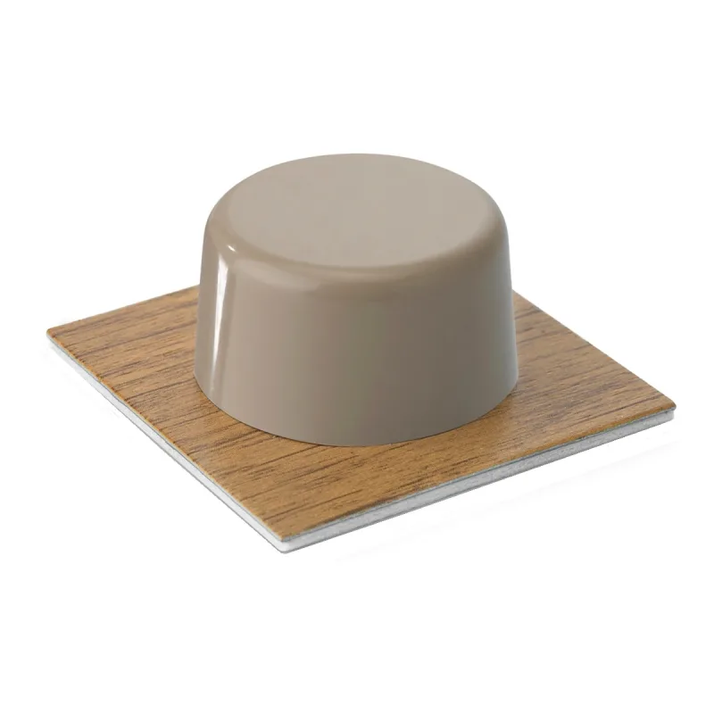 Inofix - Tope Adhesivo PVC Base Metálica Parquet 2 Uds.