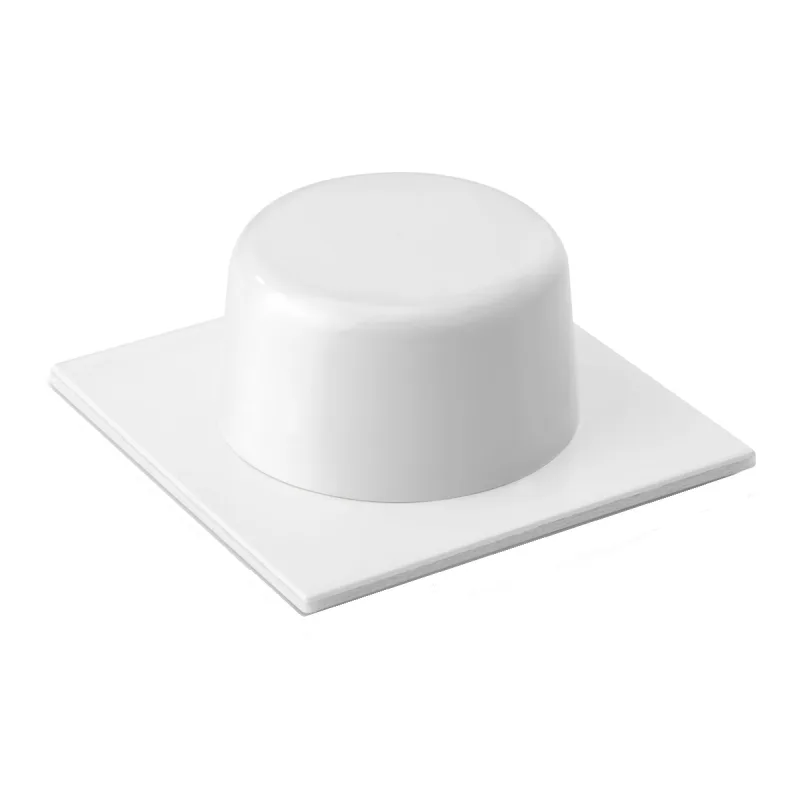 Inofix - Tope Adhesivo PVC Base Metálica Lacada 2 Uds.