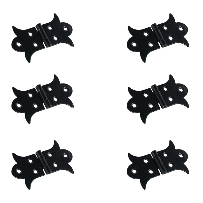 M.Pascual - Pack 6 Uds Bisagras Negras.