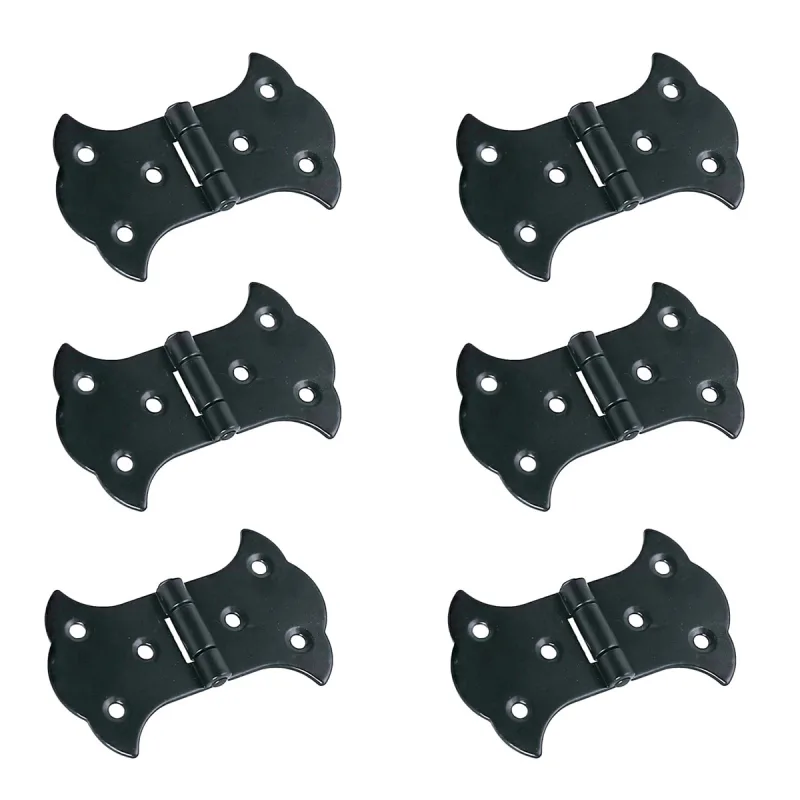 M.Pascual - Packs 6 Uds Bisagras Negras.