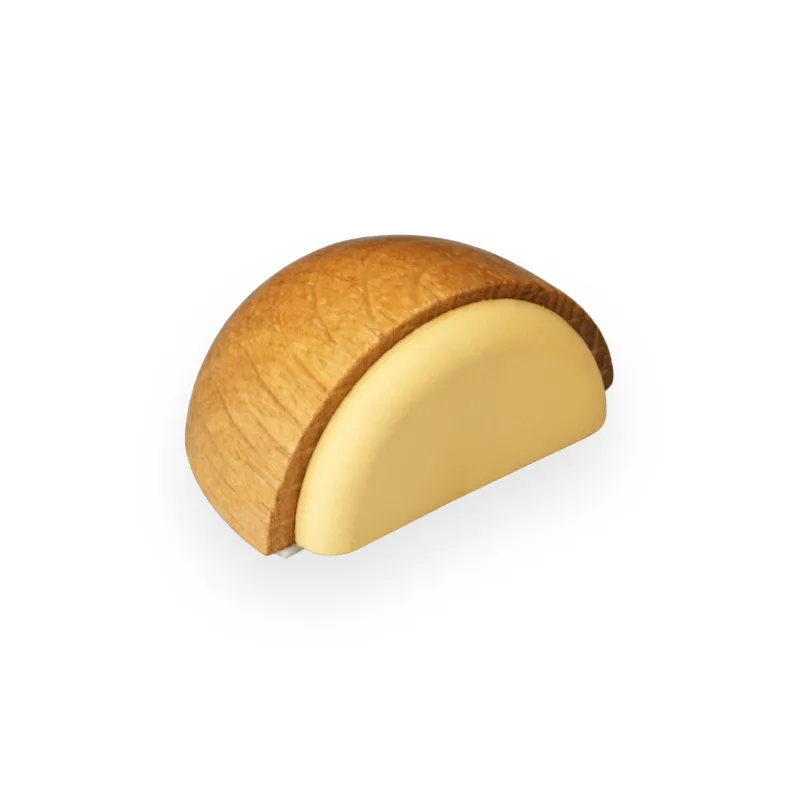 Inofix - Tope Adhesivo Madera Media Luna 6 Uds.