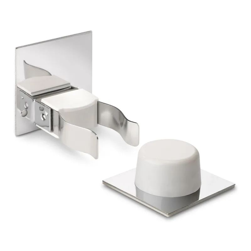 Inofix - Tope Adhesivo Retenedor Pinza Metálica.