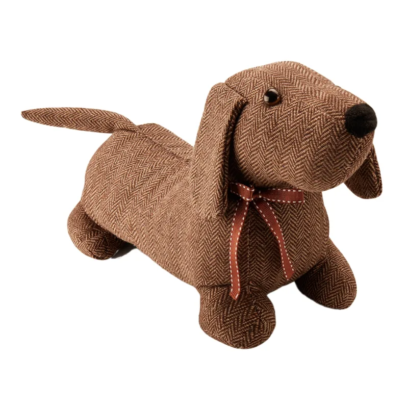 Inofix - Tope Textil Decorativo Perro Salchicha.