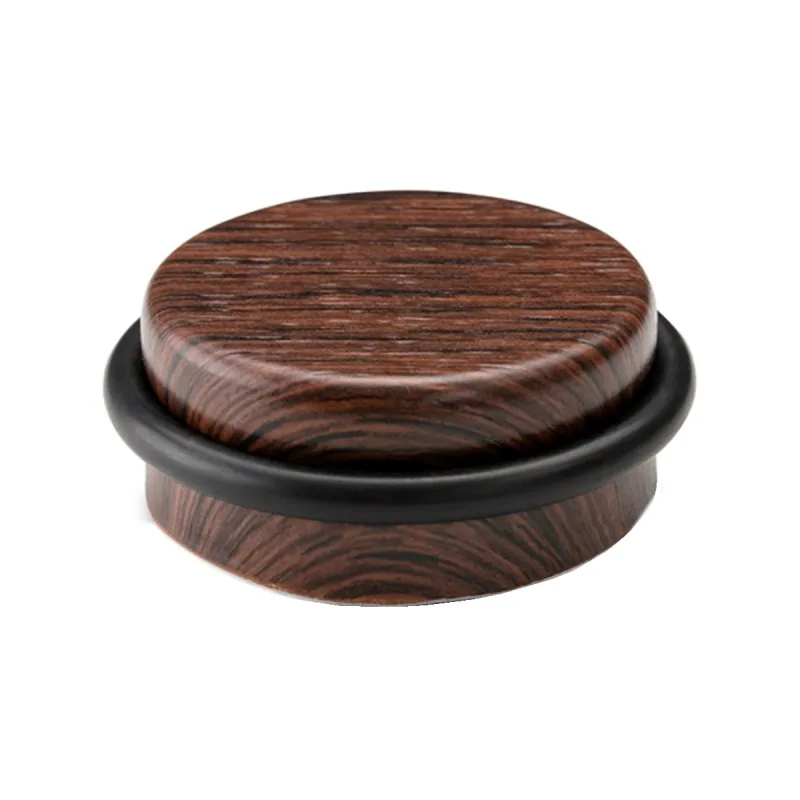 Inofix - Tope Adhesivo Redondo Wengué Extra Fuerte.