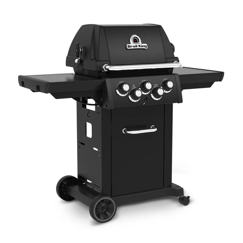 Broil King - Barbacoa de gas con 3 + 1 +1 quemadores Royal 390 Shadow Broil King.