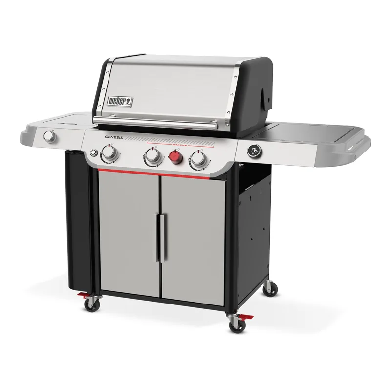 Weber - Barbacoa de gas con 3 + 1 quemadores Genesis SP-335W Weber.