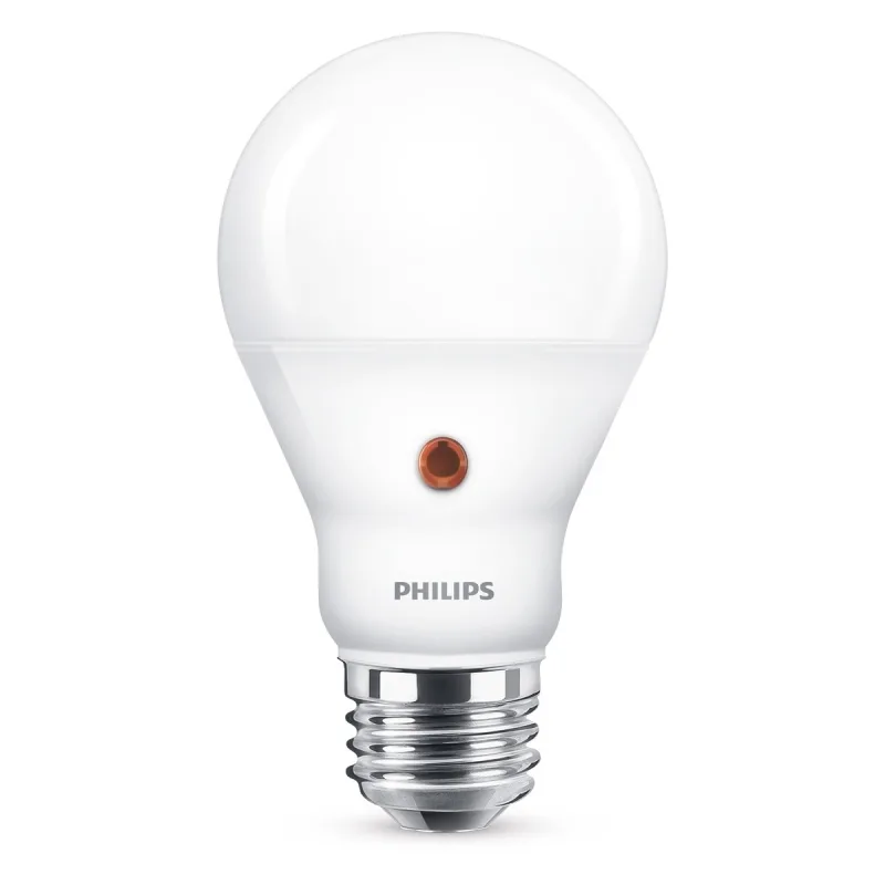Philips - Bombilla LED con Sensor Crepuscular E27 7,5 W 806 lm 2.700 K.