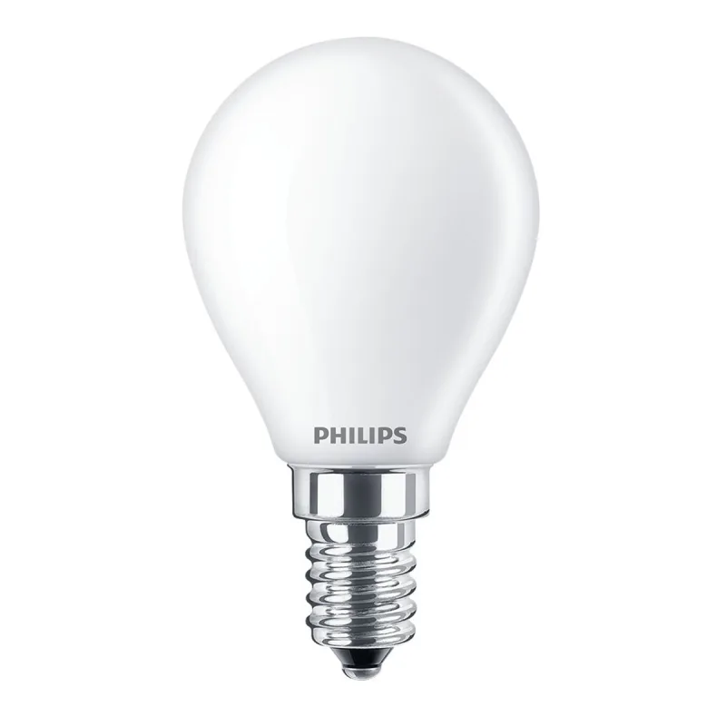 Philips - Bombilla LED Esférica E14 6,5 W 806 lm 2.700 K.