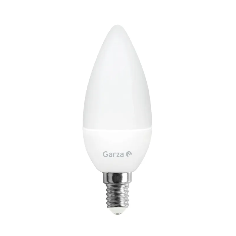 GARZA - Bombilla LED Vela E14 8 W 810 lm 6500 K.
