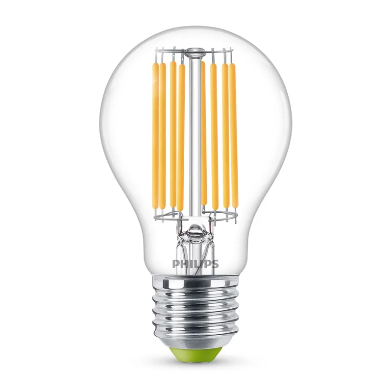 Philips - Bombilla LED Clase A E27 4W 840 lm 2700K.