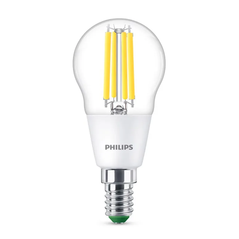 Philips - Bombilla LED Clase A E14 2,3W 485 lm 2700K.