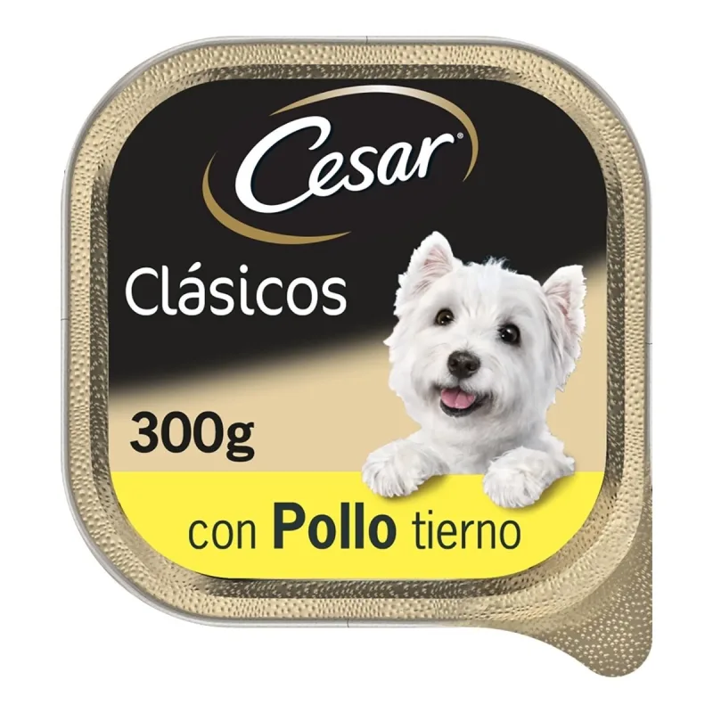 Cesar - Comida húmeda para perros Cesar Clásicos paté pollo.