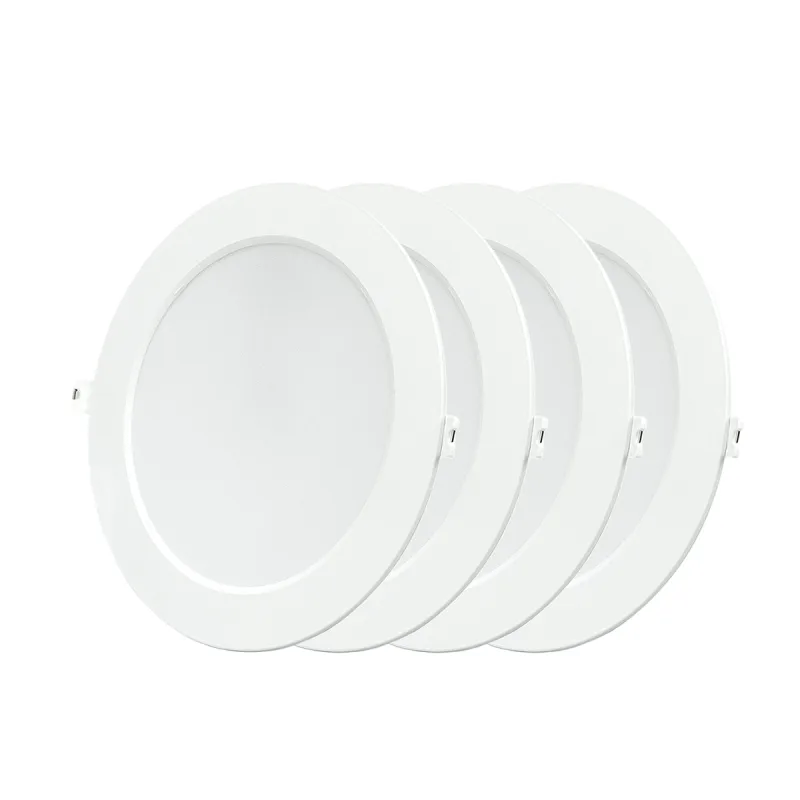 GARZA - Pack 4 Downlight Empotrable Circular Extraplano 18W 1950 lm 4000K.