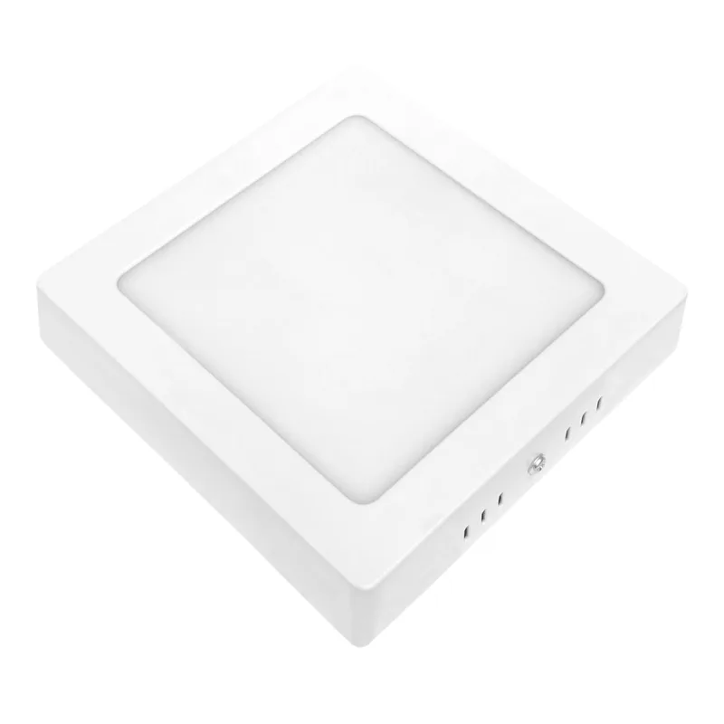 GARZA - Downlight LED superficie cuadrado 18 W 1600 lm BCO.