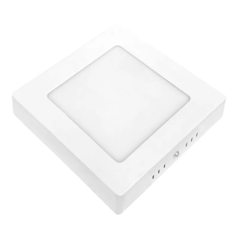 GARZA - Downlight LED superficie cuadrado 12 W 1020 lm BCO.