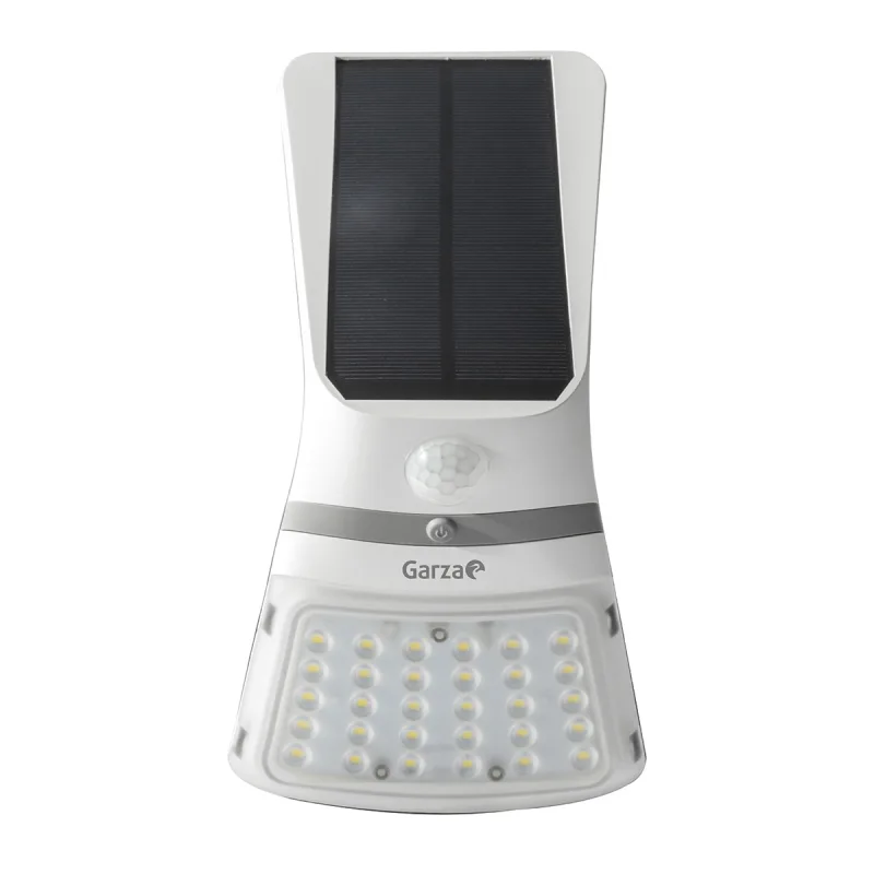 GARZA - Aplique Exterior Solar Mural con Sensor 3,5W.