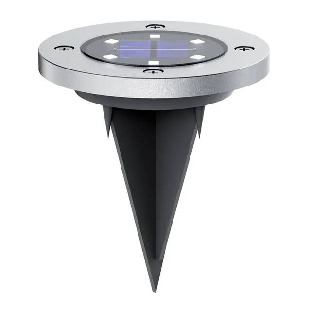 XANLITE - Pack 2 Focos Solares Exterior LED Fijación a Suelo.