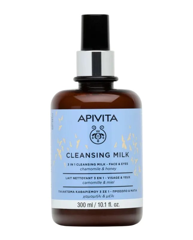 Apivita - Leche Limpiadora 3 en 1 Rostro y ojos 300 ml Apivita.