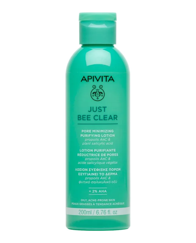 Apivita - Loción Purificante Minimizadora De Poros Just Bee Clear 200 Ml Apivita.
