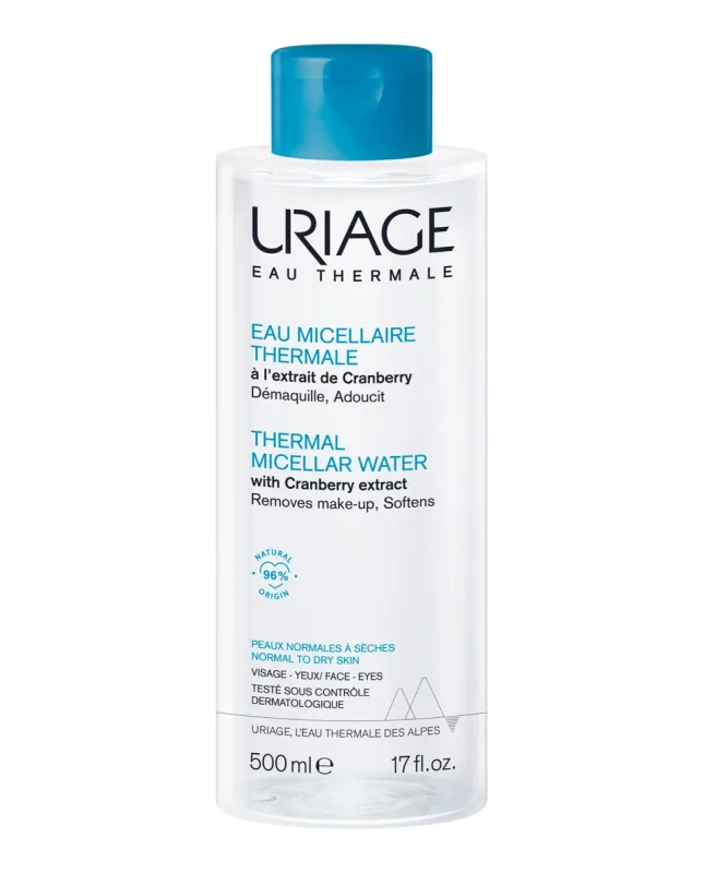 Uriage - Agua Micelar Termal Pieles Normales a Secas 500 ml Uriage.