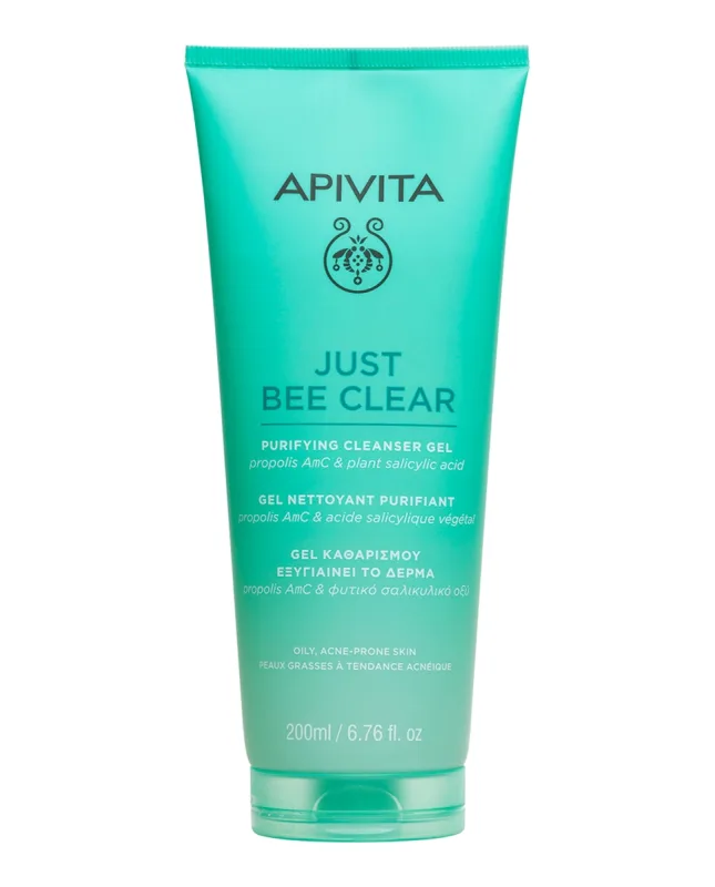 Apivita - Gel limpiador purificante Just Bee Clear 200 ml Apivita.
