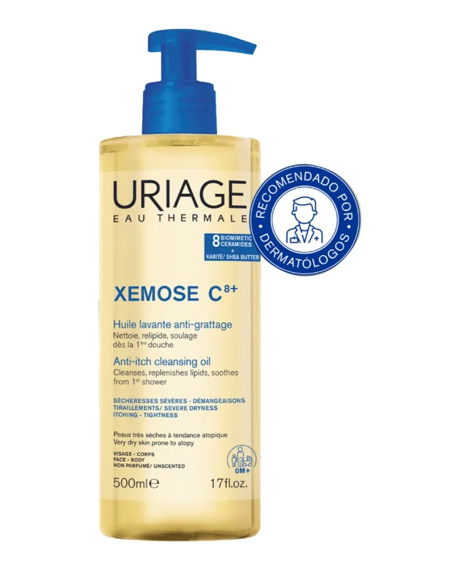 Uriage - Aceite Limpiador Anti-picor Xemose C8+ 500 ml Uriage.