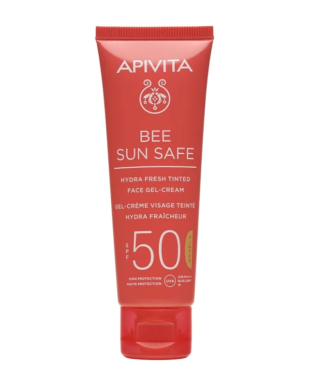 Apivita - Gel-Crema Hydra Fresh SPF50 con Color Apivita.