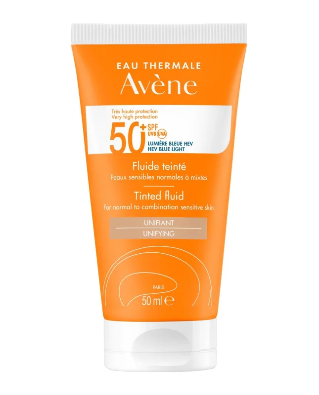 Avène - Fluido Solar con color SPF50+ 50 ml Eau Thermale Avène.