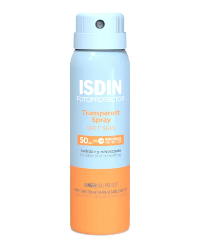 Isdin - Fotoprotector Transparent Spray Wet Skin SPF50 100 ml Isdin.