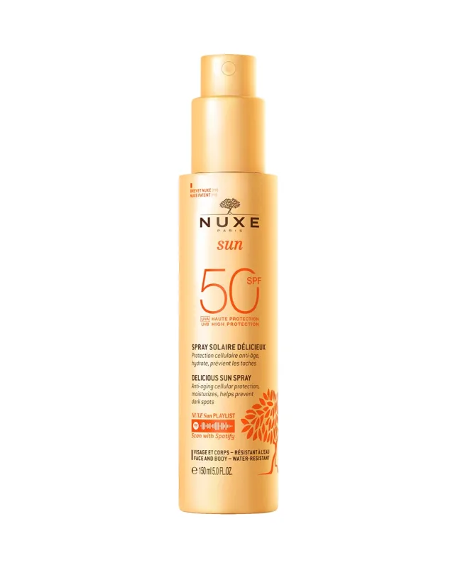 Nuxe - Leche Fundente en Spray Rostro y Cuerpo Alta Protección SPF 50 Nuxe Sun Nuxe.