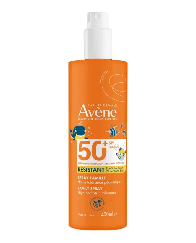 Avène - Protector Solar Corporal Spray Familia Eau Thermale SPF50+ 400 ml Avène.