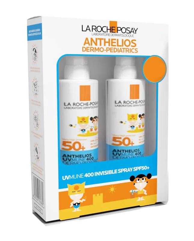 La Roche Posay - Protector Solar Cuerpo Duplo Anthelios Dermopediatrics Spray Spf 50+ La Roche Posay.